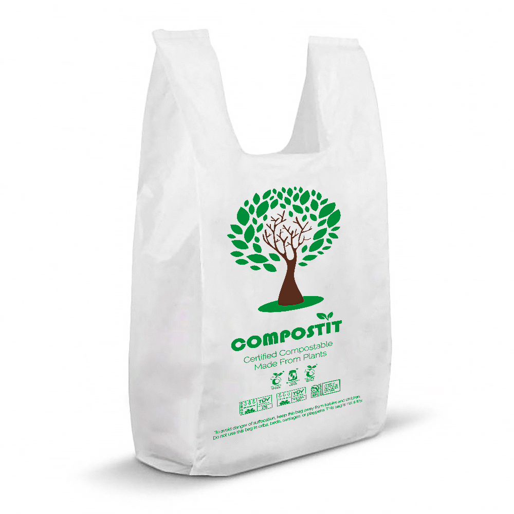 Blocked T-shirt bags