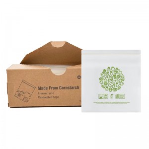 Dispenser box packed ziplock bags