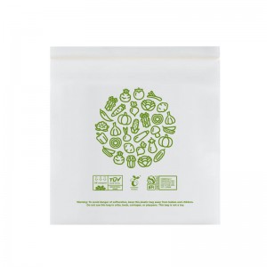 Dispenser box packed ziplock bags