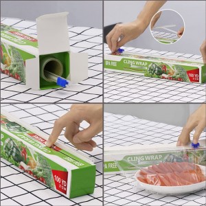 Compostable cling wrap