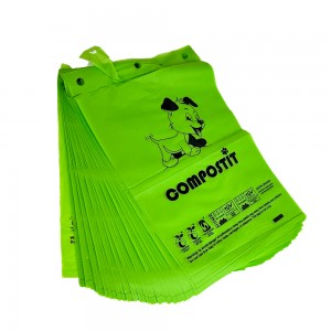 Blocked wicketed dog poop bags