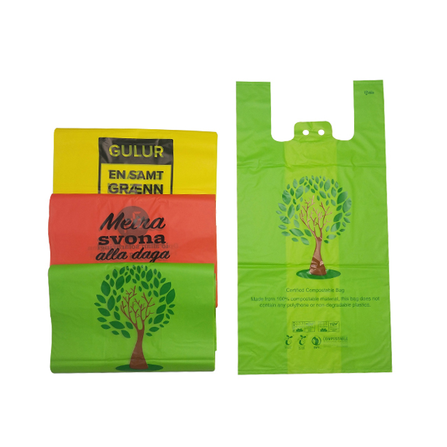 Blocked T-shirt bags