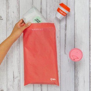 Colored mailing bags