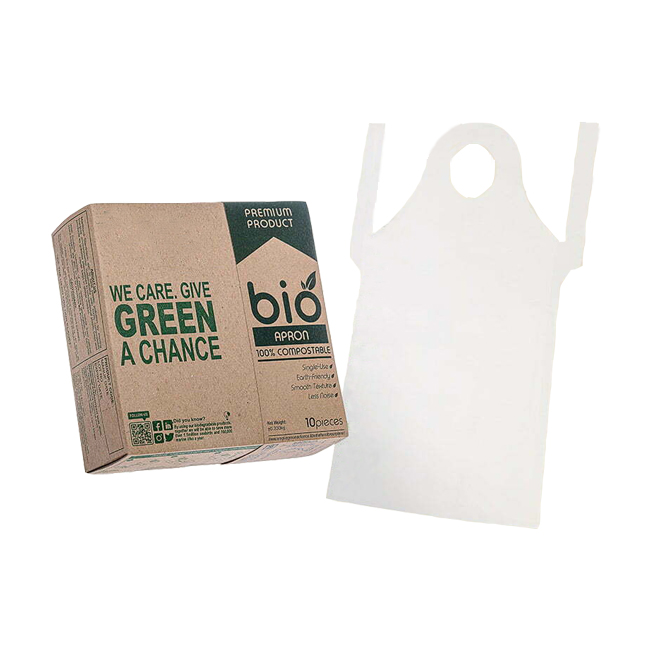 Compostable aprons