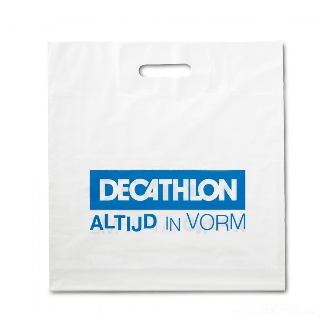 Die-cut handle shopping bags