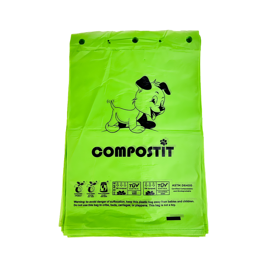 Blocked wicketed dog poop bags